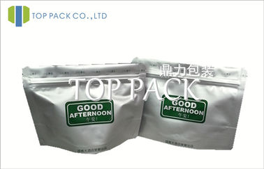 Aluminium Foil Stand Up Makanan Kantong Dengan Ziplock 80micron - 200micron