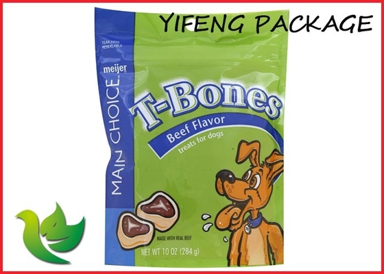 Makanan Kemasan Plastik Stand Up kantong Untuk Anjing Makanan / Zipper Dog Food Bag