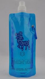 16 Oz Air Botol Bag Stand Up Pouch Dengan Spout di PET / Nylon / LDPE