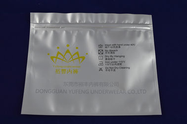 Anti - statis Aluminium Foil ritsleting Kantung tas Ziplock pengepakan / datar Reclosable