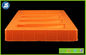 Oranye Rectangular PVC Plastik Kosmetik Talam Blister Card Kemasan