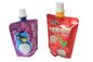 Eco Friendly Liquid / Juice Cerat Pouch Packaging Untuk Bayi, Orange / Pink