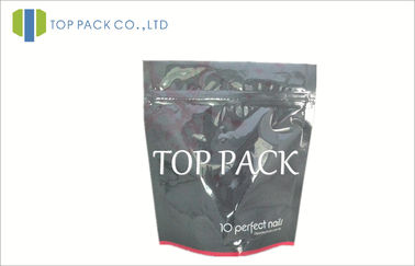 Aluminium Foil Dicetak Stand Up Bags Disesuaikan Untuk Makanan Dengan Ziplock Top