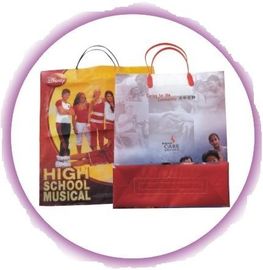 Tas Belanja sisi Gusset Bag Kustom Plastik Dengan Menangani