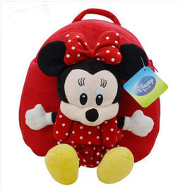 Tas indah Disney anak-anak sekolah ransel Minnie Mouse sekolah untuk anak perempuan
