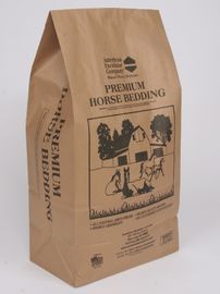 Kraft Paper Bag Packaging Dengan Percetakan Lapangan Pembukaan Bag