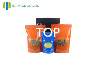 Orange Matte Black Eco Friendly Packaging, Foil Packaging Untuk Makanan yang Dimasak