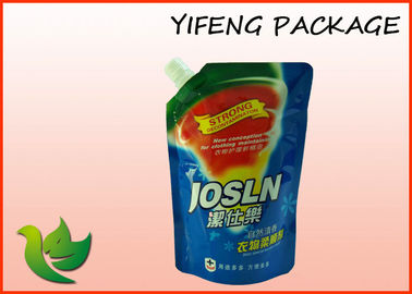 Stand Up Pouch Spout Untuk Minuman Atau Detergent Packing Dengan Bawah Gusset