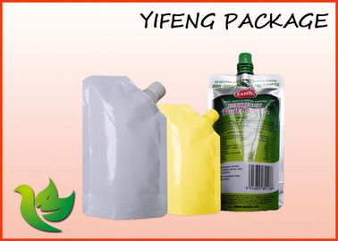 Reusable Aluminium Foil Berjajar doypack Pouch Dengan Spout Food Grade Plastic Bag Air