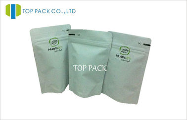 Putih MOPP Matte Aluminium Foil Tas Untuk Air mata Food Powder Mudah