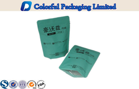 biodegradable plastik Matte Black Berdiri Pouch Untuk Underwear Packing
