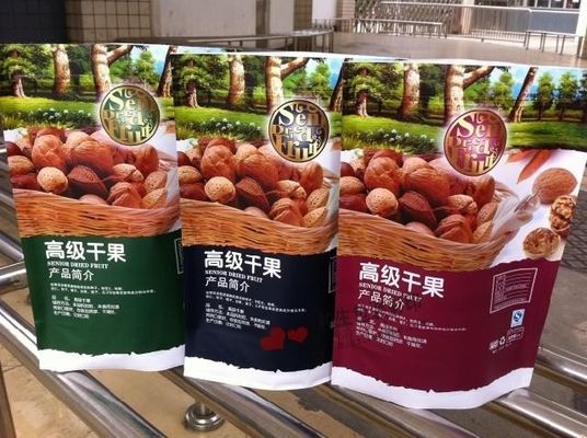 Eco Friendly Stand Up Pouch Zip, Resealable Makanan Kemasan Kantong
