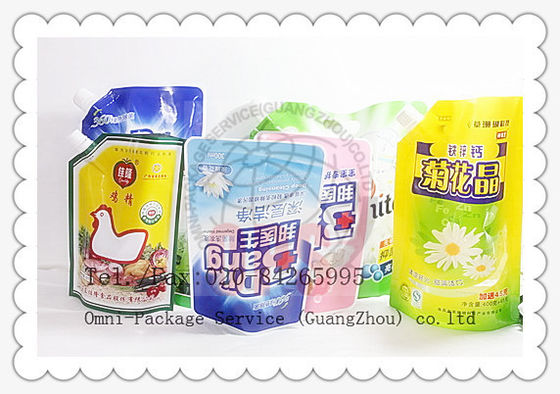 Kustom Stand Up Pouch untuk makanan, kebutuhan sehari-hari warna berdiri tas