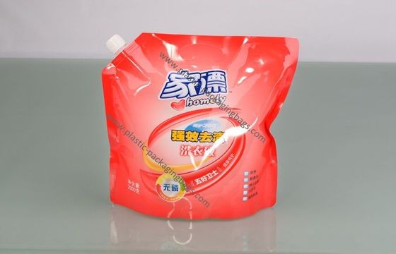Aluminium Foil Stand Up Pouch Cair Cuci Spout, 500ml / 250ml Disesuaikan