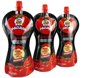 Aluminium Foil Stand Up Pouch Spout Ringan, Tas Biodegradable