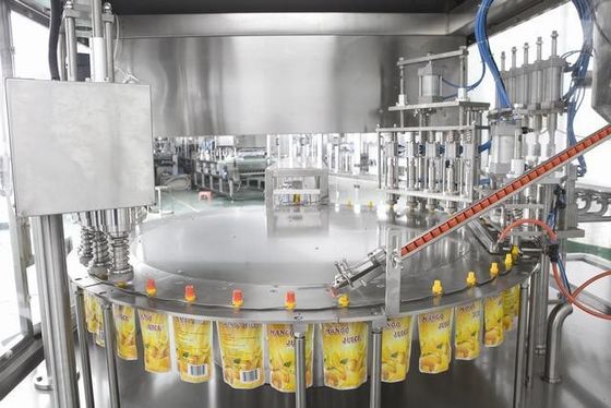 Akurasi Tinggi Auto Cerat Pouch Filling Machine Untuk pasta tomat Dengan CE Stanard