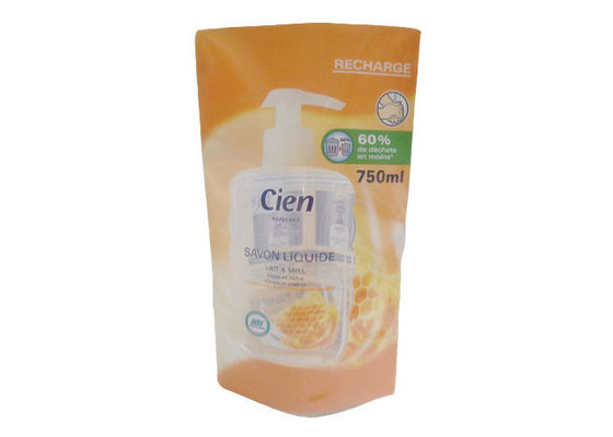 Berbentuk Jendela Stand Up Pouch, Bawah Gusset Tiga-sisi Sealed Tas Standing