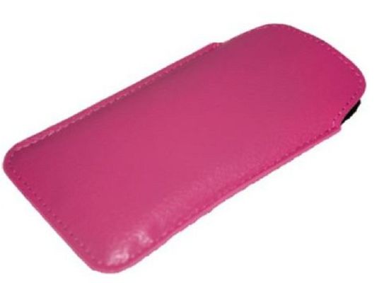 Sederhana Pantone 4,3 "/ 5" Kulit Smartphone Kasus Telepon Dompet Pouch Dengan berdiri