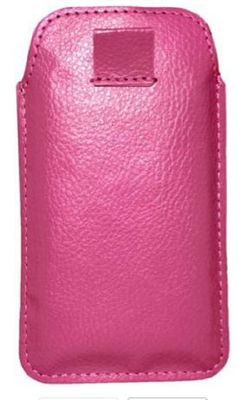 Sederhana Pantone 4,3 "/ 5" Kulit Smartphone Kasus Telepon Dompet Pouch Dengan berdiri