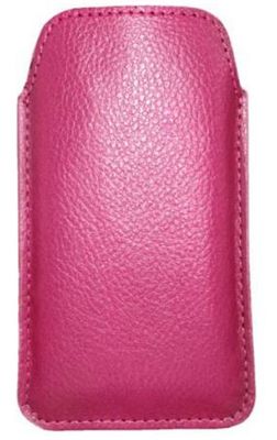 Sederhana Pantone 4,3 "/ 5" Kulit Smartphone Kasus Telepon Dompet Pouch Dengan berdiri