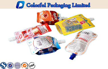 reusable Laminated Pouch, Beverag / jus berdiri foil kantong