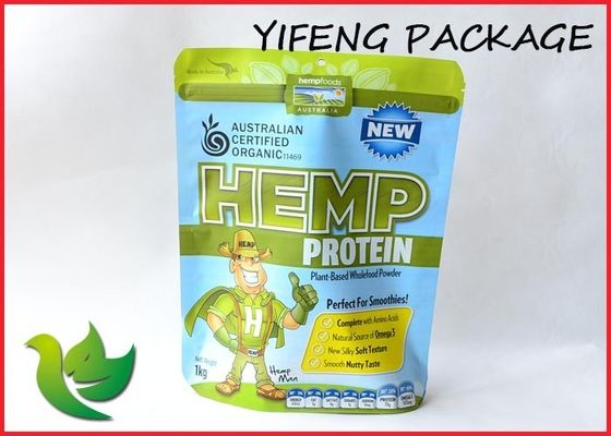 Whey Protein Plastik Stand Up kantong Moisture bukti dengan food grade