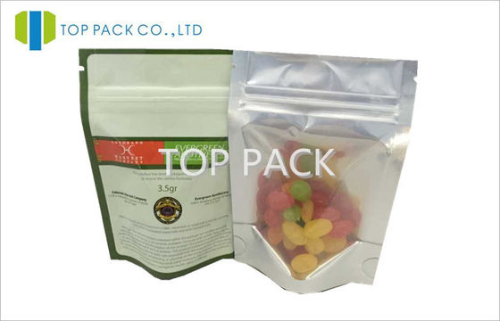Stand Up Food Grade polybag kemasan, Zip Tas Plastik Kecil