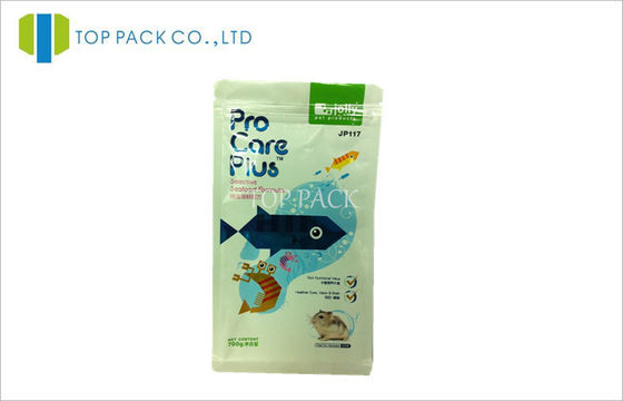 Square Bottom Side Gusset Stand Up Pouches Ditutup Kembali dengan Zipper