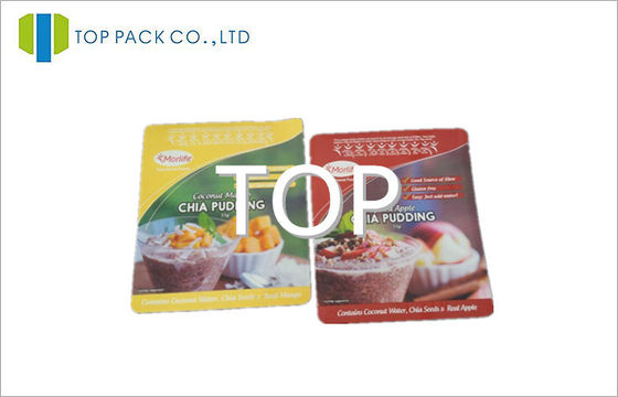Kuning / Merah Mengkilap Finish Bumbu Kemasan, PET / PE Bread Packaging Food Grade