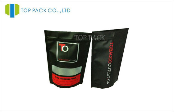 Silver Logo Flat Bottom Stand Up Pouches Untuk Kemasan Makanan, Matte Finish