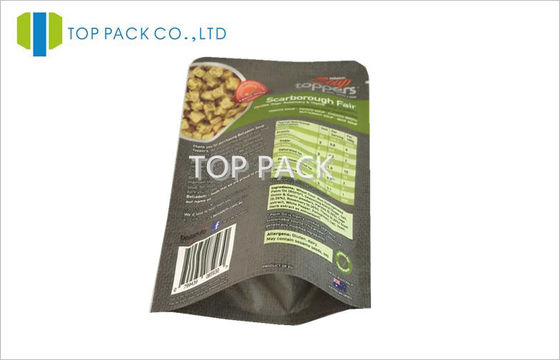 MOPP / VMPET Printed Stand Up Pouches Foil Lamination Untuk Makanan Sehat 50g