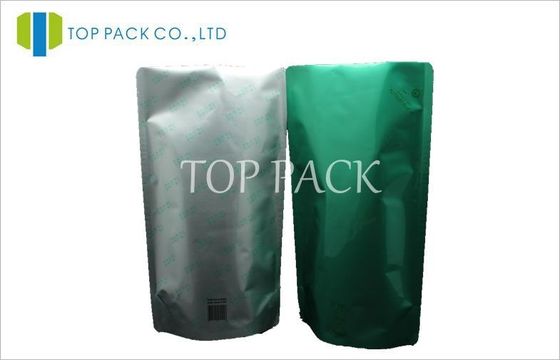 Gravure Printed Stand Up Tas, Toner Kemasan 500g Panas Seal Aluminium Foil Tas