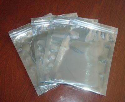 Antistatic datar Foil Pouch Kemasan Noni Tiga Side Seal dengan Zipper