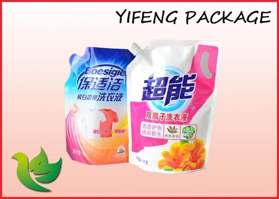 Laundry Detergent Stand Up Pouch dengan Spout, Liquid Cerat Bag