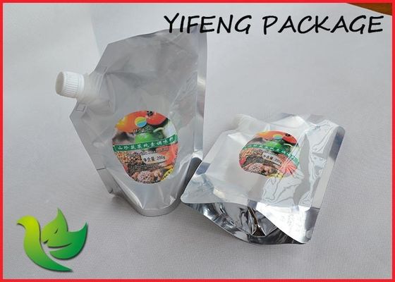 Batal depan moncong Pouch Kemasan Dengan Sticker, Wine di Bag