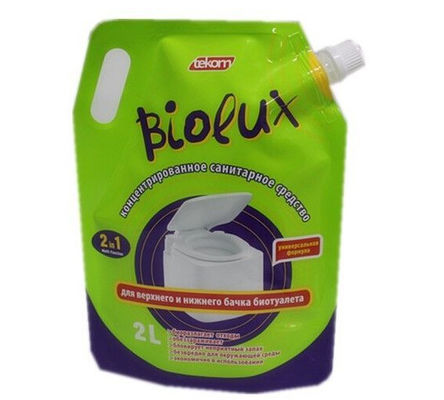 Disesuaikan Tinggi Barrier Stand Up Pouch Spout Big Kapasitas untuk Liquid