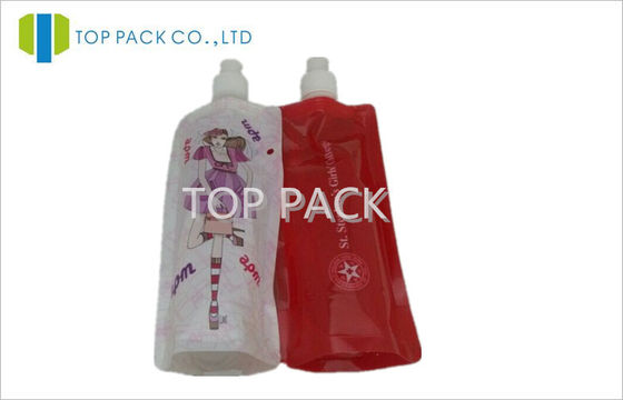 Recyclable Stand Up Pouch dengan cerat, kemasan kantong Tarik Cincin corot