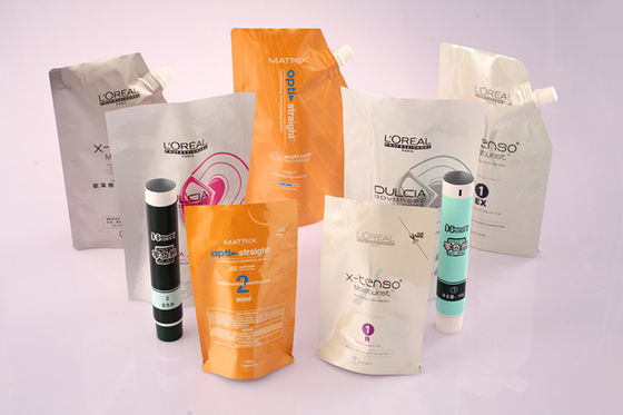 Kedua / Tiga Side Seal Fleksibel Kemasan Kosmetik Bag / Pouch Dengan penuh Printed