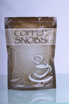 250g Valve Bawah Gusset Blok Bawah Tas, Peracikan Kemasan Bags Coffee