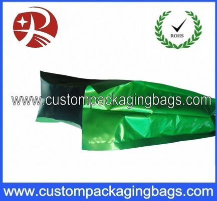 Kemasan Tas hijau Side Gusset Aluminium Foil kopi dengan Hot Seal