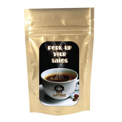 Kemasan Tas pencetakan Polyester Zip-Lock Kopi Dengan Valve Bawah Gusset