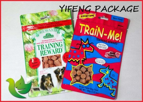 Dog Food Bag Zip Lock Tas Plastik Stand Up Pet Food Packaging Pouch
