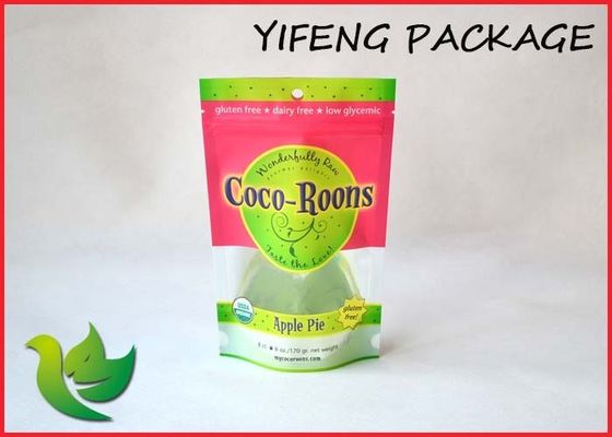 Tas plastik Kemasan Makanan Zip Lock plastik dengan Custom cetak
