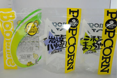 Plastik 3 lapisan Laminated kantong plastik reclosable berdiri doypack makanan