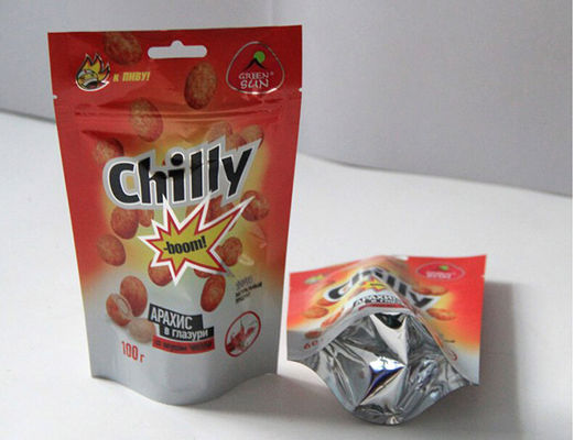 Cukup Berdiri Plastik Stand Up Resealable Kantong Buah Kering Snack Permen Tas disetujui FDA