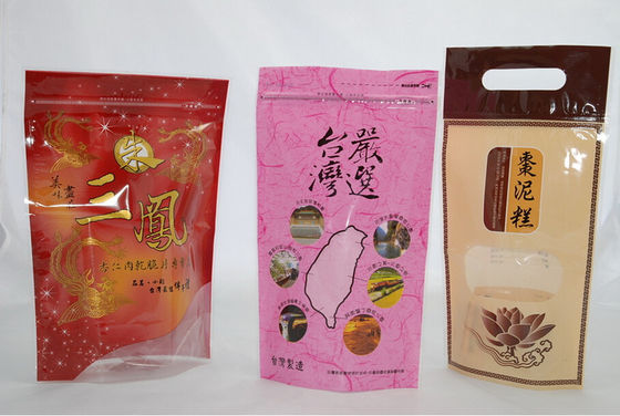 Customzied Food Grade Polypropylene Snack Reusable Bags Dengan Zipper, Ziplock Bag Foil