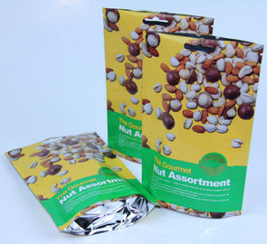 Resealable Foil berdiri plastik Ziplock tas berwarna, Zip kunci kantong plastik