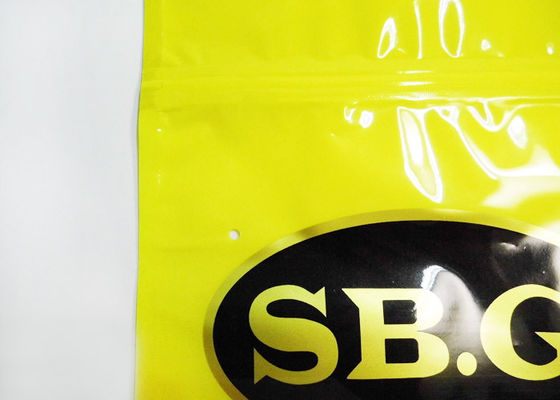 Tiga Tas Side Seal Plastik Garment Plastik Dengan Zipper, Handle Untuk Celana