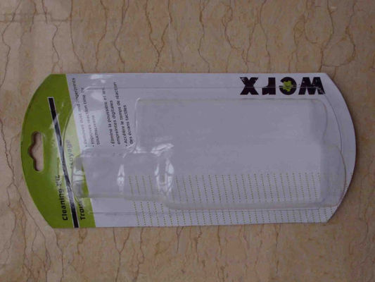 Kit Pembersih Kemasan Blister Kemasan Logo Euro Hang Hole Logo Dicetak