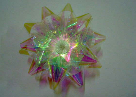 3.5inch Iridescent LED Ribbon Bowin untuk Hadiah kemasan dan dekorasi Natal